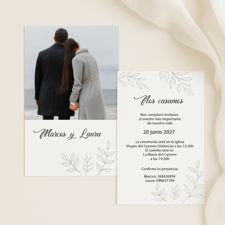 Invitaciones de boda